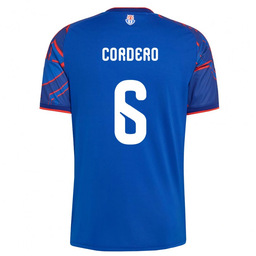 Danxen Męski Renato Cordero #6 Królewski Niebieski Czerwony Domowa Koszulka 2026/27 Koszulki Klubowe