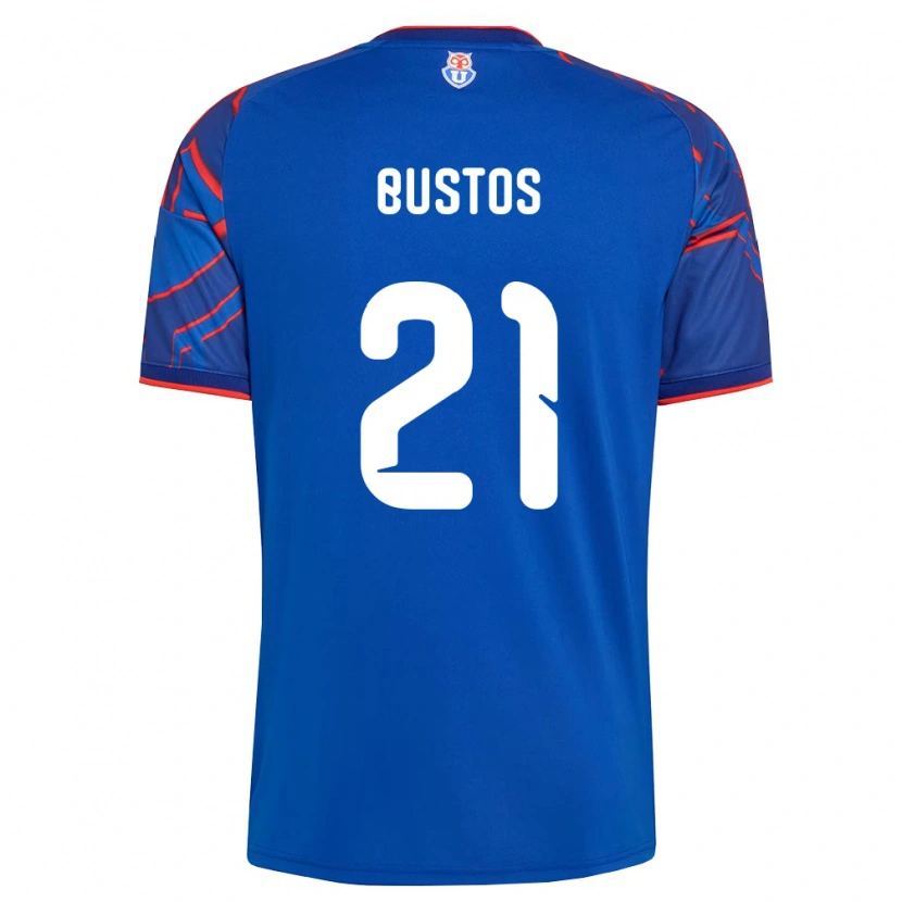 Danxen Męski Melissa Bustos #21 Królewski Niebieski Czerwony Domowa Koszulka 2026/27 Koszulki Klubowe