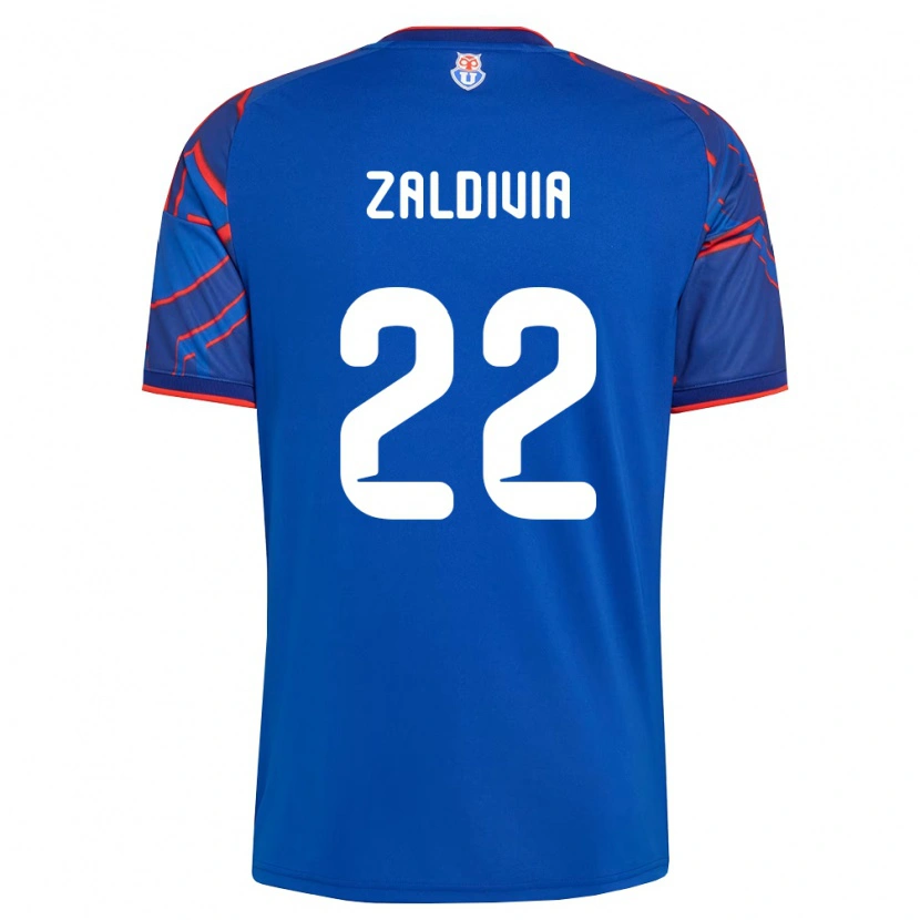 Danxen Męski Matías Zaldivia #22 Królewski Niebieski Czerwony Domowa Koszulka 2026/27 Koszulki Klubowe
