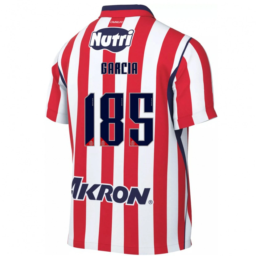 Danxen Męski Kevin Garcia #185 Czerwony Biały Domowa Koszulka 2026/27 Koszulki Klubowe