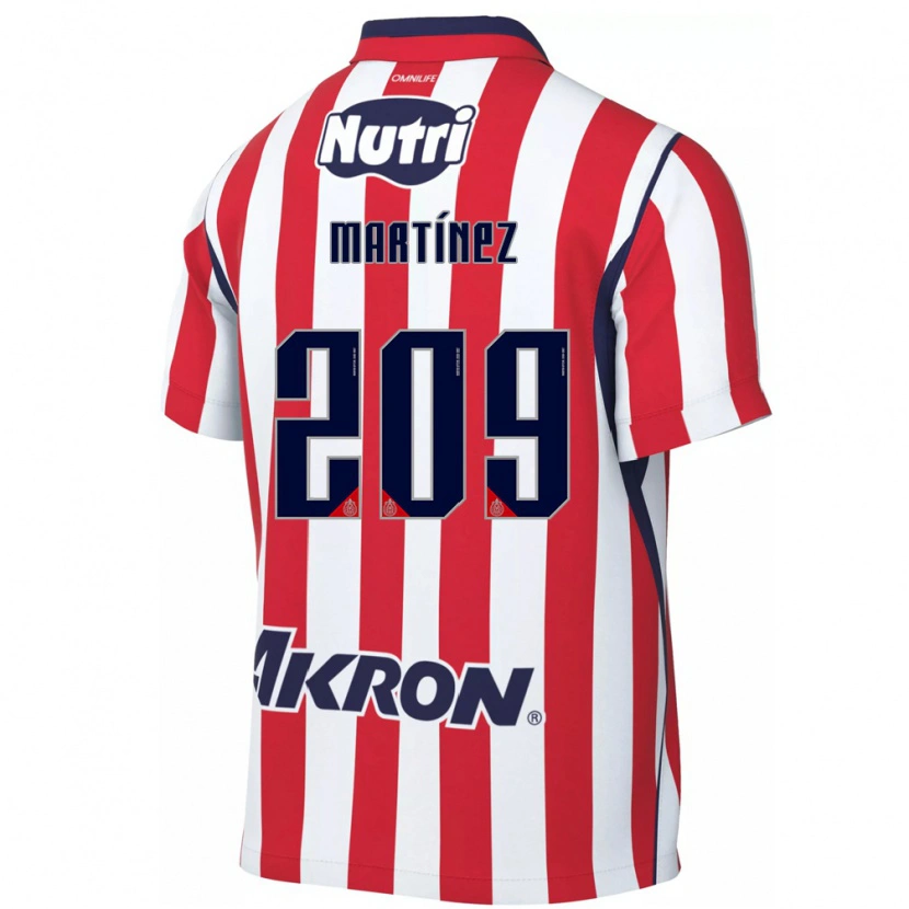 Danxen Męski Iván Martínez #209 Czerwony Biały Domowa Koszulka 2026/27 Koszulki Klubowe