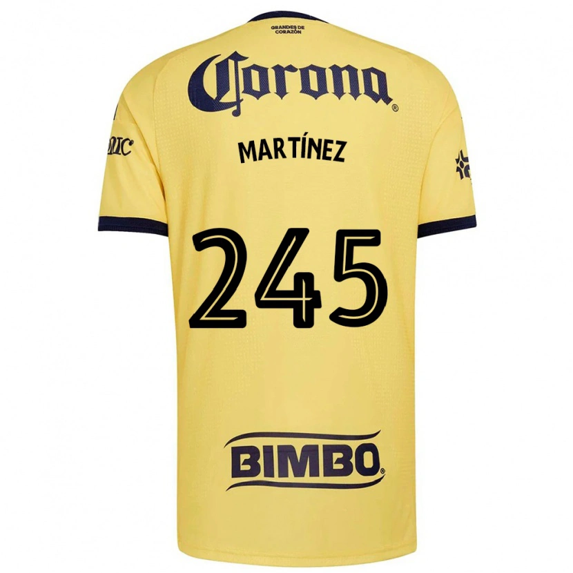 Danxen Męski Óscar Martínez #245 Żółty Czerwony Czarny Domowa Koszulka 2026/27 Koszulki Klubowe