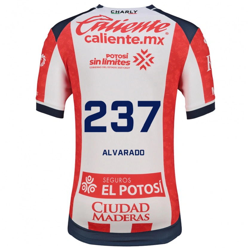 Danxen Męski Luis Alvarado #237 Czerwony Biały Czarny Domowa Koszulka 2026/27 Koszulki Klubowe