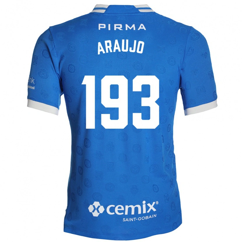 Danxen Męski Marcio Araujo #193 Niebieski Biały Czerwony Domowa Koszulka 2026/27 Koszulki Klubowe