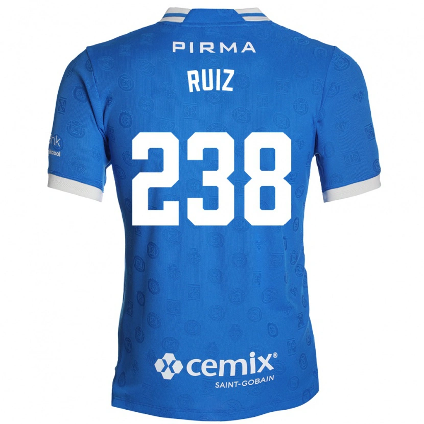 Danxen Męski Abel Ruiz #238 Niebieski Biały Czerwony Domowa Koszulka 2026/27 Koszulki Klubowe