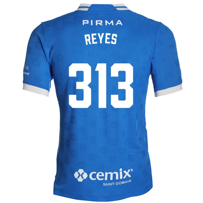 Danxen Męski Ian Reyes #313 Niebieski Biały Czerwony Domowa Koszulka 2026/27 Koszulki Klubowe