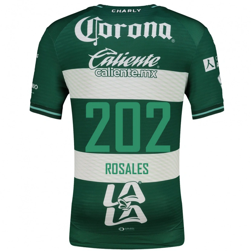 Danxen Męski Luis Rosales #202 Zielony Biały Domowa Koszulka 2026/27 Koszulki Klubowe
