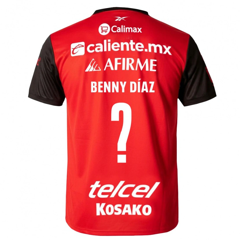 Danxen Męski Benny Diaz #0 Czarny Czerwony Domowa Koszulka 2026/27 Koszulki Klubowe