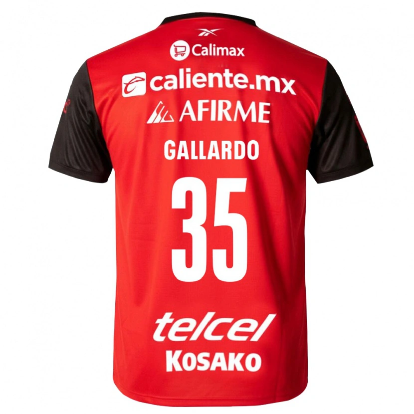 Danxen Męski Gloriaisabel Gallardo #35 Czarny Czerwony Domowa Koszulka 2026/27 Koszulki Klubowe