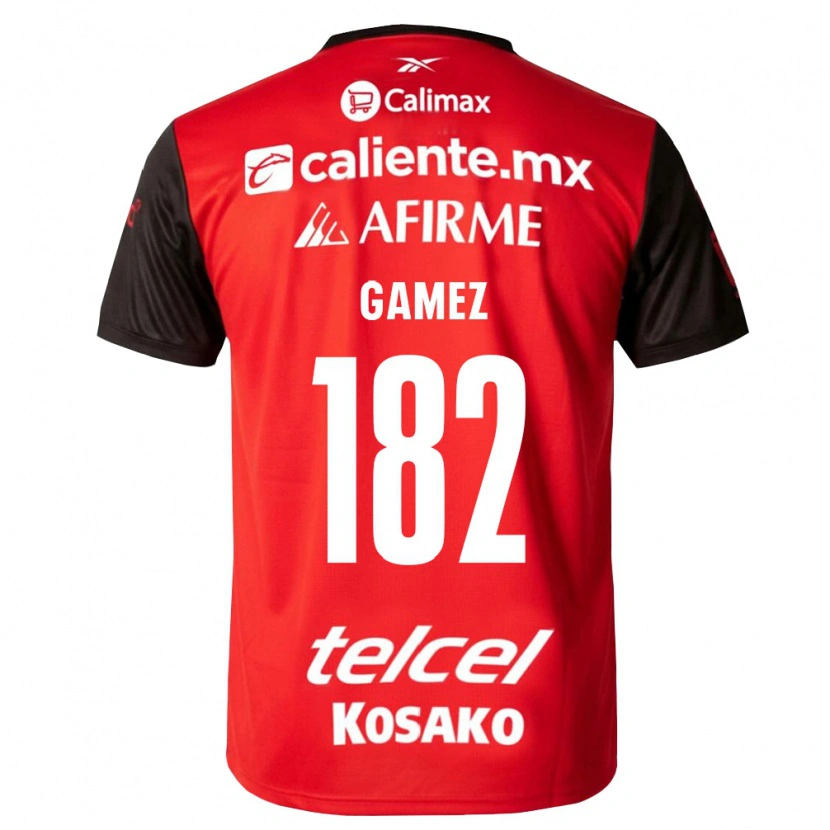 Danxen Męski Mark Gamez #182 Czarny Czerwony Domowa Koszulka 2026/27 Koszulki Klubowe