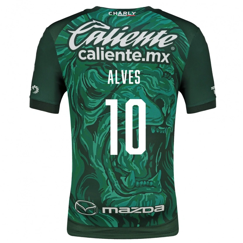 Danxen Męski Maria Alves #10 Zielony Czarny Domowa Koszulka 2026/27 Koszulki Klubowe