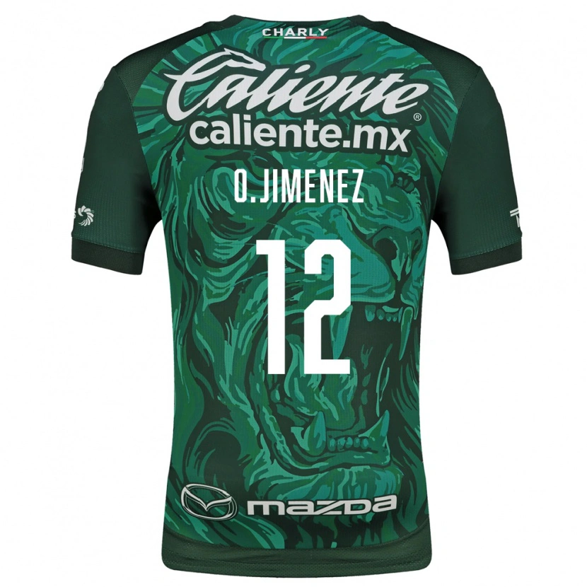Danxen Męski Oscar Jimenez #12 Zielony Czarny Domowa Koszulka 2026/27 Koszulki Klubowe