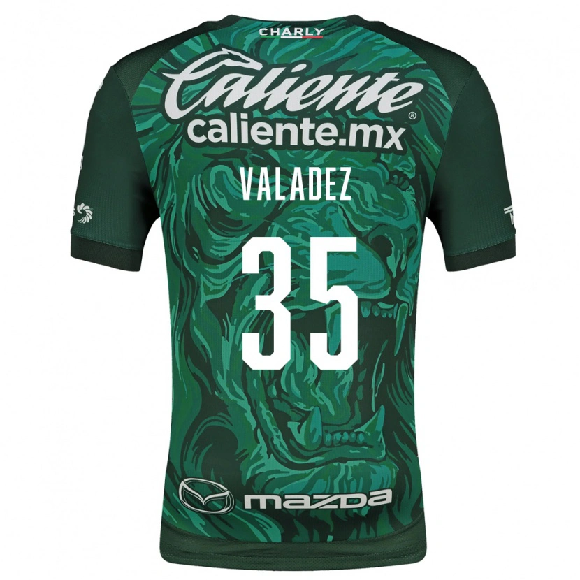 Danxen Męski Luis Valadez #35 Zielony Czarny Domowa Koszulka 2026/27 Koszulki Klubowe