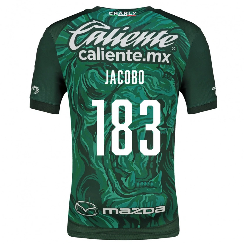 Danxen Męski Sebastián Jacobo #183 Zielony Czarny Domowa Koszulka 2026/27 Koszulki Klubowe