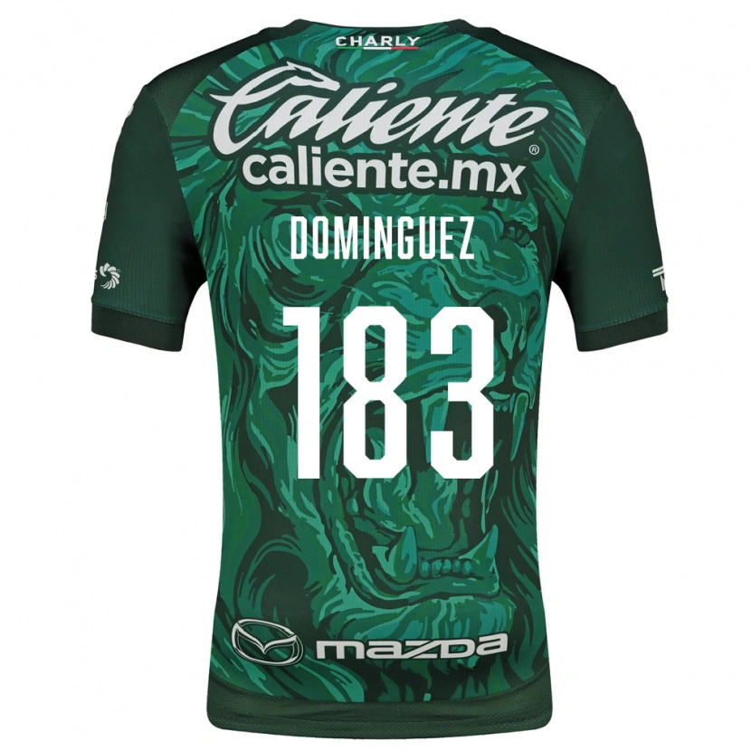 Danxen Męski Jesús Domínguez #183 Zielony Czarny Domowa Koszulka 2026/27 Koszulki Klubowe