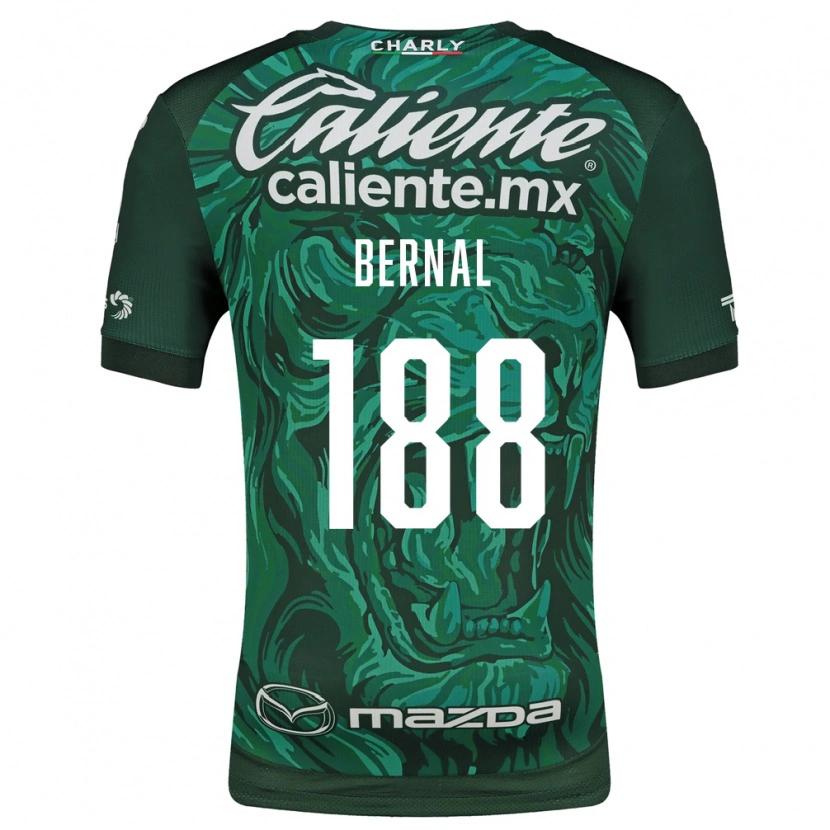 Danxen Męski Juan Bernal #188 Zielony Czarny Domowa Koszulka 2026/27 Koszulki Klubowe