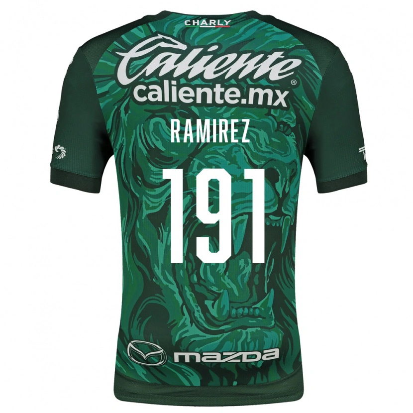 Danxen Męski Ian Ramírez #191 Zielony Czarny Domowa Koszulka 2026/27 Koszulki Klubowe