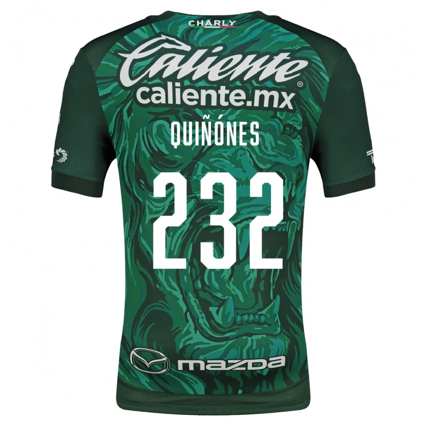 Danxen Męski Jorge Quiñónes #232 Zielony Czarny Domowa Koszulka 2026/27 Koszulki Klubowe