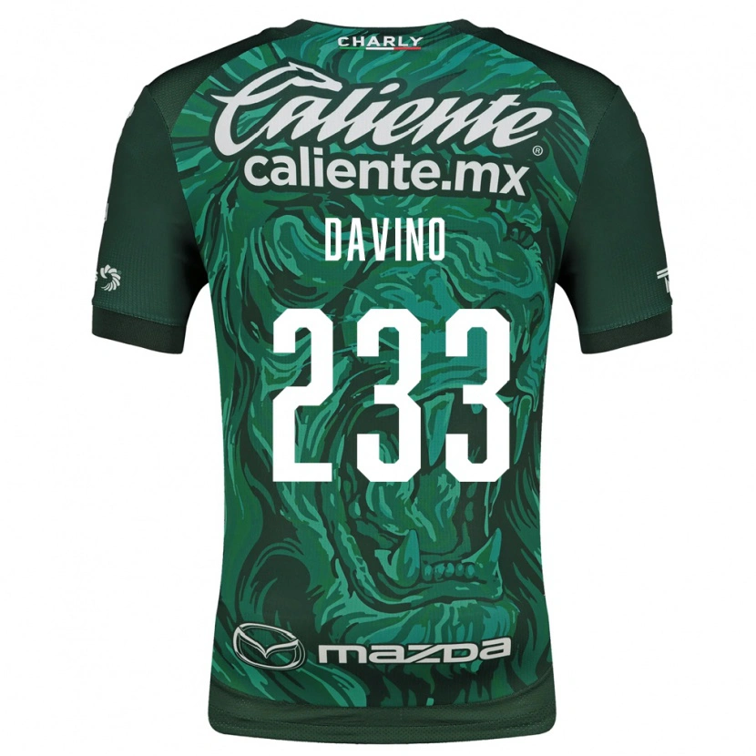 Danxen Męski Gianfranco Davino #233 Zielony Czarny Domowa Koszulka 2026/27 Koszulki Klubowe