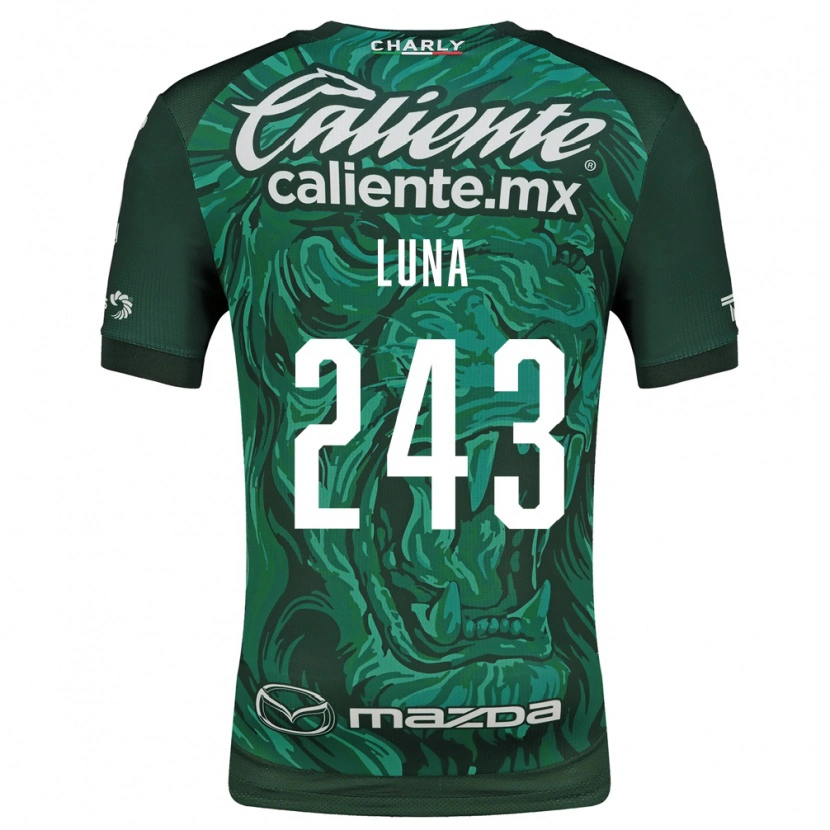 Danxen Męski Sergio Luna #243 Zielony Czarny Domowa Koszulka 2026/27 Koszulki Klubowe