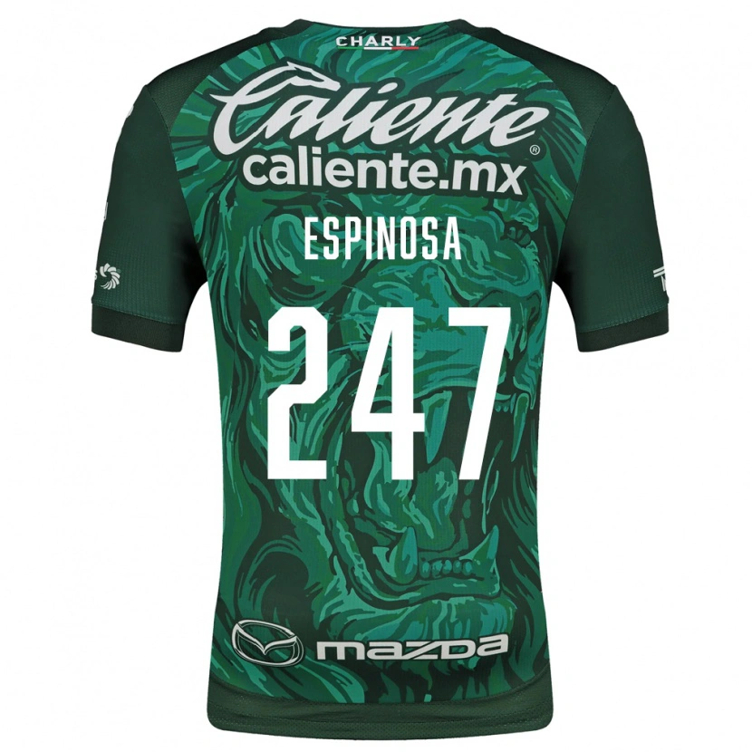 Danxen Męski Issac Espinosa #247 Zielony Czarny Domowa Koszulka 2026/27 Koszulki Klubowe