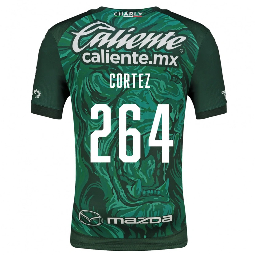Danxen Męski Enrique Cortez #264 Zielony Czarny Domowa Koszulka 2026/27 Koszulki Klubowe