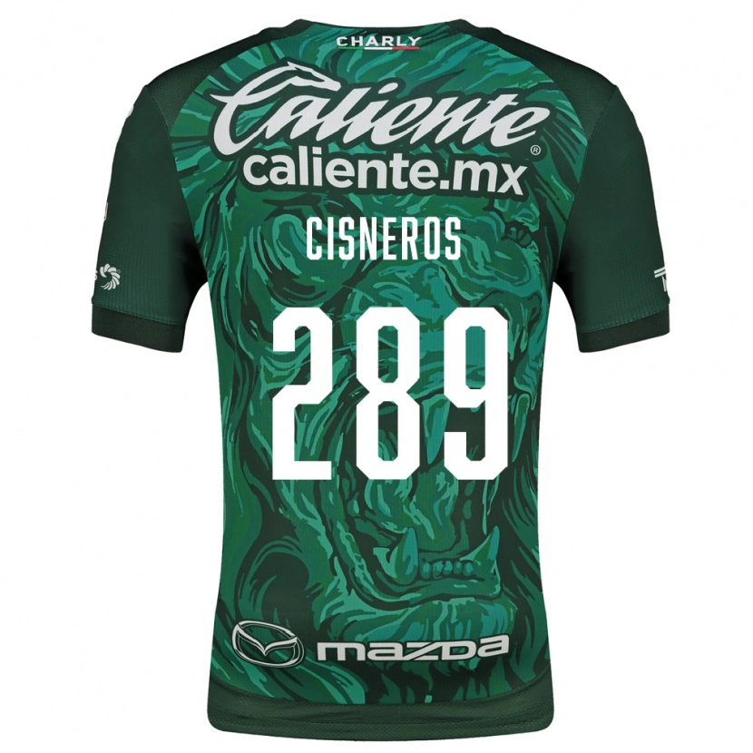 Danxen Męski Santiago Cisneros #289 Zielony Czarny Domowa Koszulka 2026/27 Koszulki Klubowe