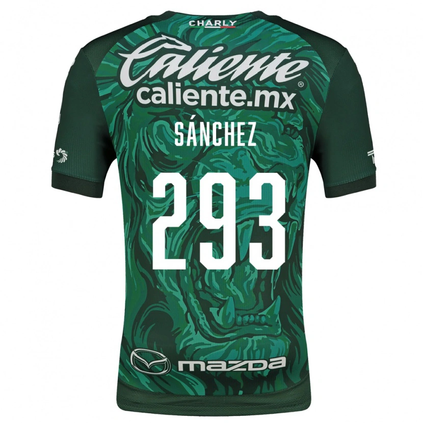 Danxen Męski Christian Sánchez #293 Zielony Czarny Domowa Koszulka 2026/27 Koszulki Klubowe