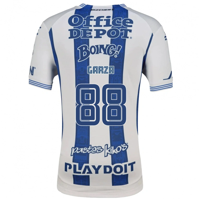 Danxen Męski Adrián Garza #88 Biały Granatowy Domowa Koszulka 2026/27 Koszulki Klubowe