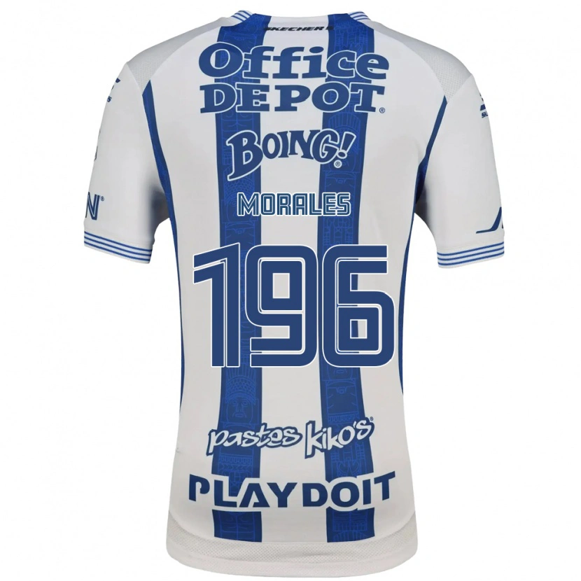 Danxen Męski Erik Morales #196 Biały Granatowy Domowa Koszulka 2026/27 Koszulki Klubowe