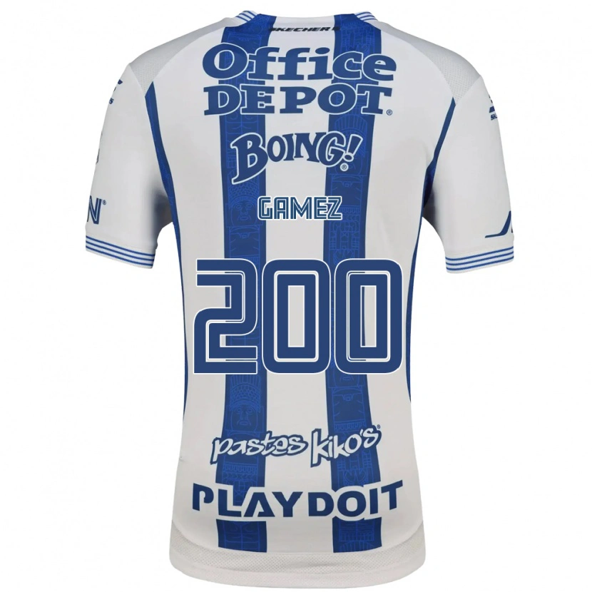 Danxen Męski Sergio Gámez #200 Biały Granatowy Domowa Koszulka 2026/27 Koszulki Klubowe