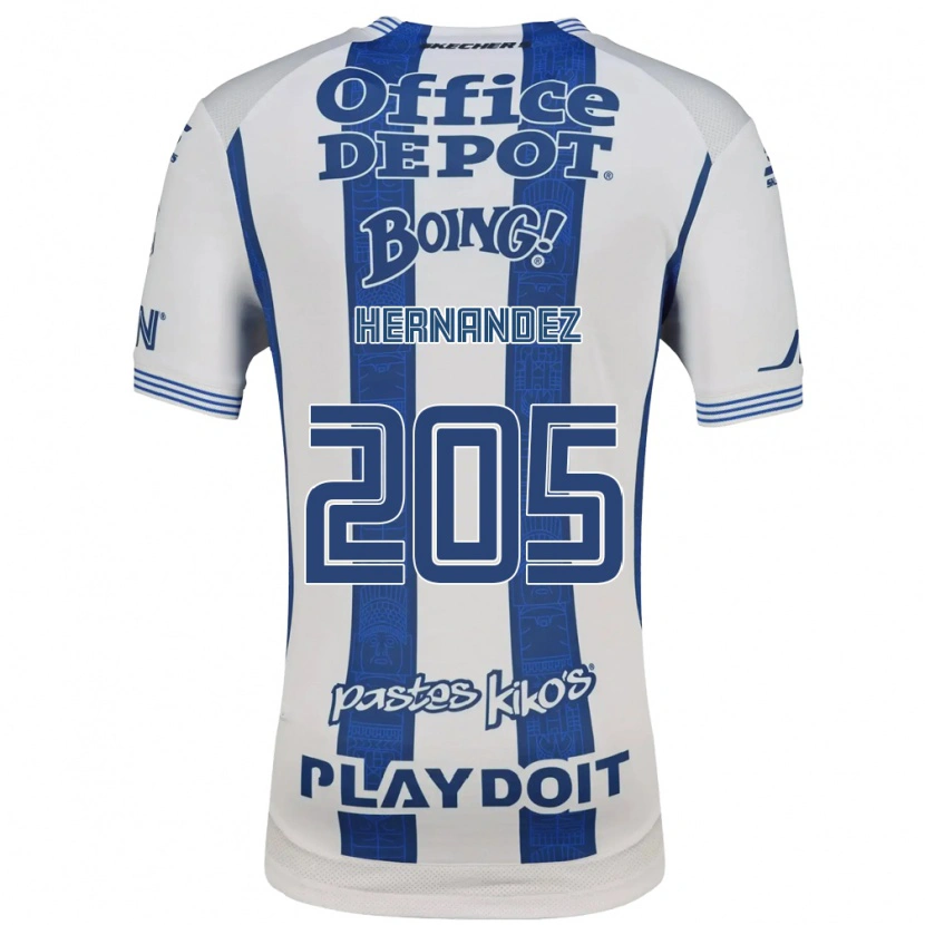 Danxen Męski Sergio Hernández #205 Biały Granatowy Domowa Koszulka 2026/27 Koszulki Klubowe