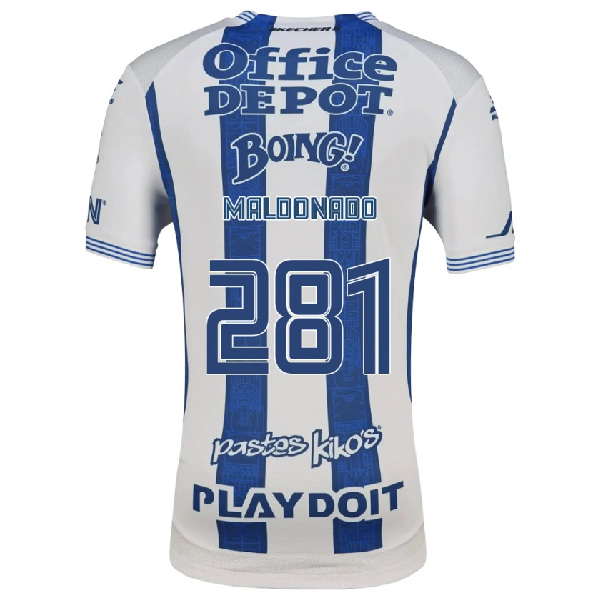Danxen Męski Iker Maldonado #281 Biały Granatowy Domowa Koszulka 2026/27 Koszulki Klubowe