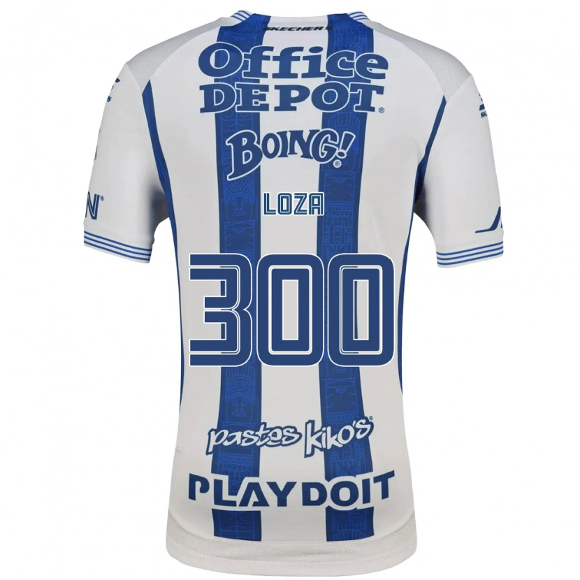 Danxen Męski Santino Loza #300 Biały Granatowy Domowa Koszulka 2026/27 Koszulki Klubowe