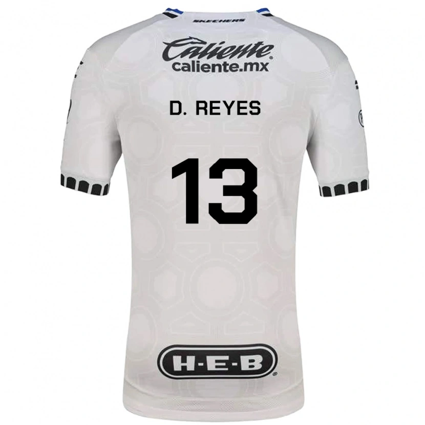 Danxen Męski Diego Reyes #13 Biały Czarny Niebieski Domowa Koszulka 2026/27 Koszulki Klubowe