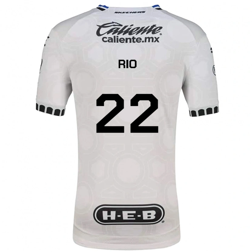 Danxen Męski Martín Rio #22 Biały Czarny Niebieski Domowa Koszulka 2026/27 Koszulki Klubowe