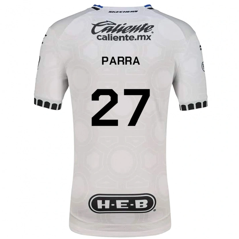 Danxen Męski Daniel Parra #27 Biały Czarny Niebieski Domowa Koszulka 2026/27 Koszulki Klubowe