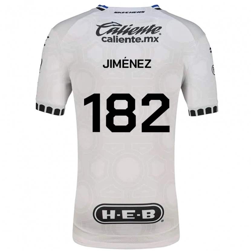 Danxen Męski Carlos Jiménez #182 Biały Czarny Niebieski Domowa Koszulka 2026/27 Koszulki Klubowe