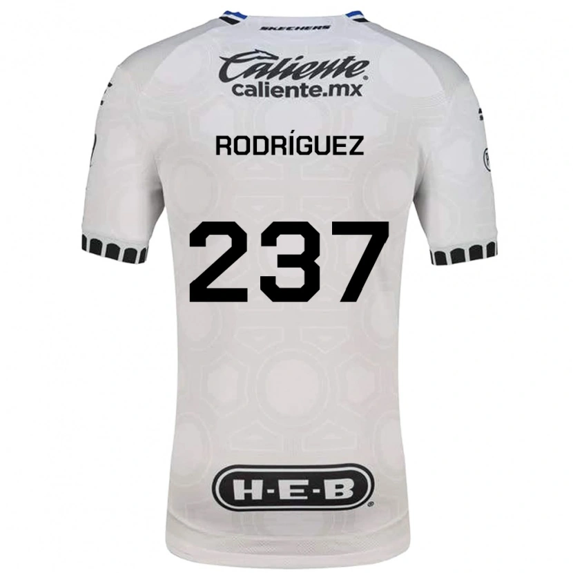 Danxen Męski Nicolás Rodríguez #237 Biały Czarny Niebieski Domowa Koszulka 2026/27 Koszulki Klubowe