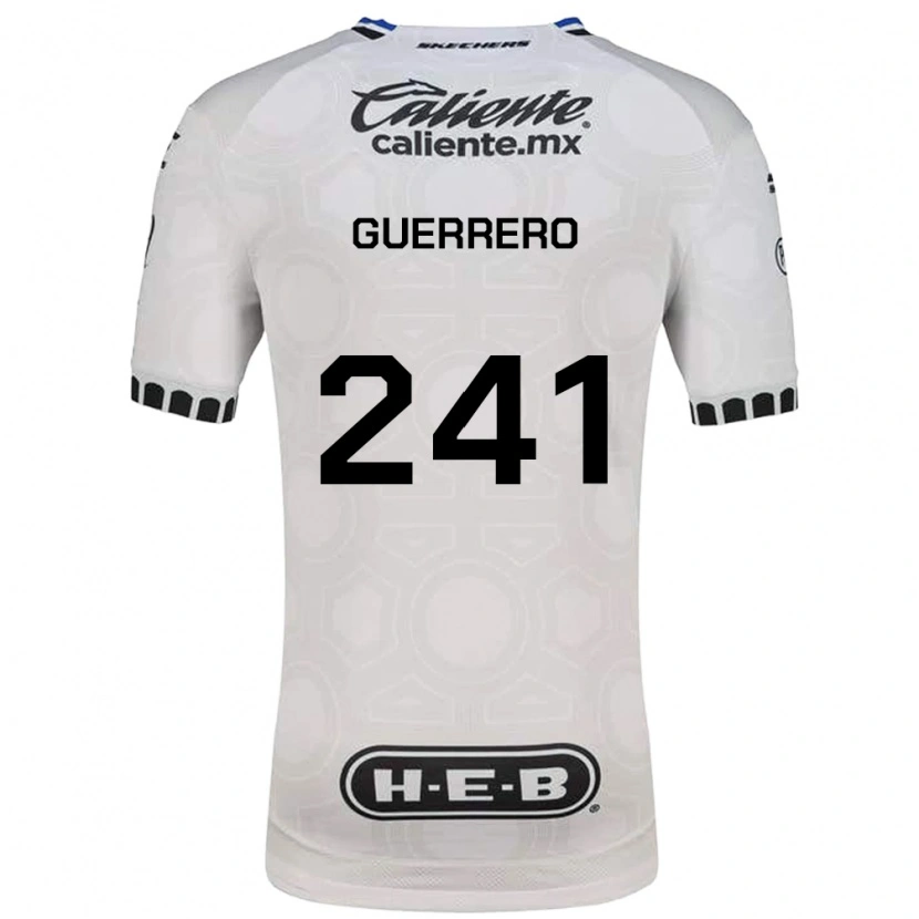 Danxen Męski Emiliano Guerrero #241 Biały Czarny Niebieski Domowa Koszulka 2026/27 Koszulki Klubowe