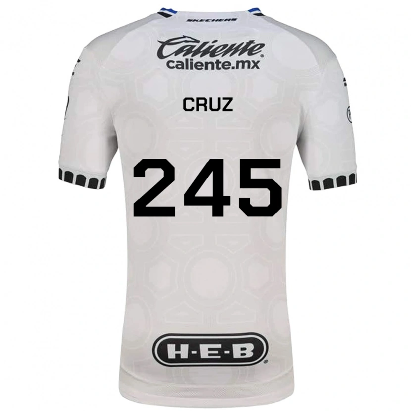 Danxen Męski Leonardo Cruz #245 Biały Czarny Niebieski Domowa Koszulka 2026/27 Koszulki Klubowe