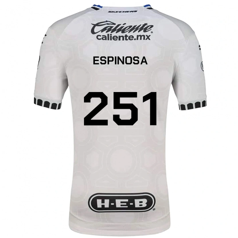 Danxen Męski Alexis Espinosa #251 Biały Czarny Niebieski Domowa Koszulka 2026/27 Koszulki Klubowe