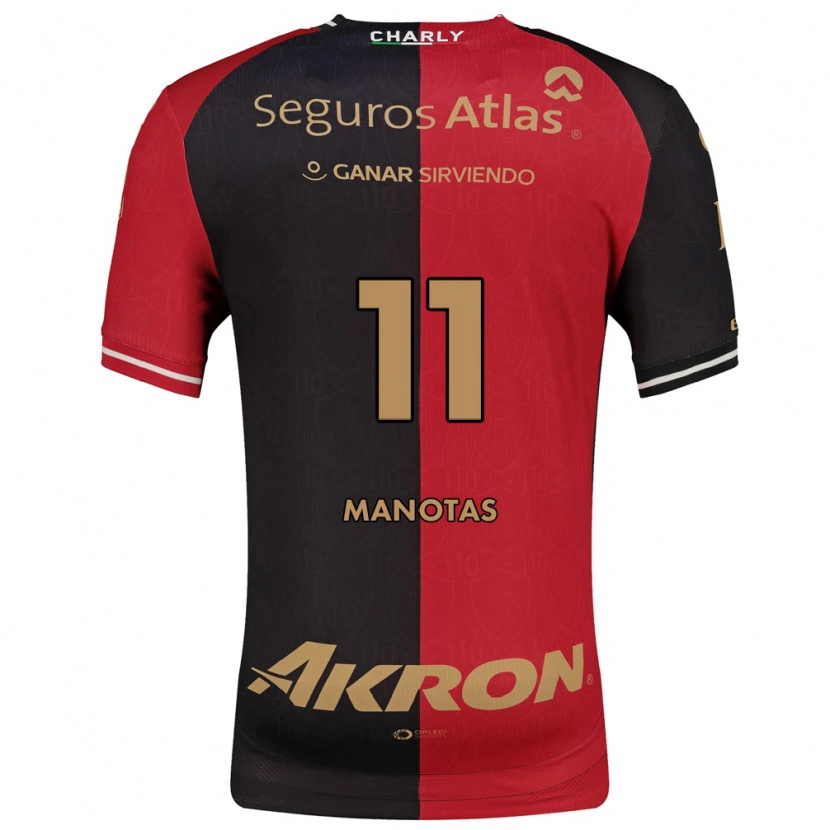 Danxen Męski Mauro Manotas #11 Czerwony Czarny Brązowy Domowa Koszulka 2026/27 Koszulki Klubowe