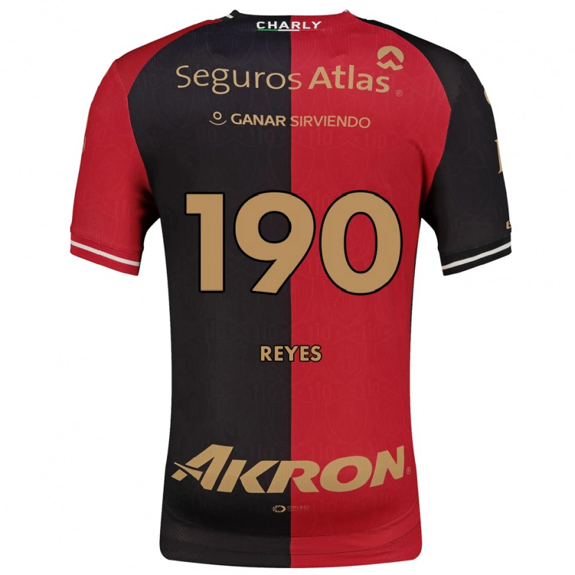 Danxen Męski Óscar Reyes #190 Czerwony Czarny Brązowy Domowa Koszulka 2026/27 Koszulki Klubowe