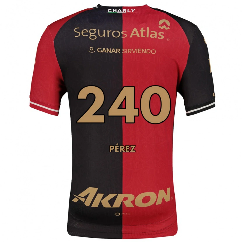 Danxen Męski Luis Pérez #240 Czerwony Czarny Brązowy Domowa Koszulka 2026/27 Koszulki Klubowe