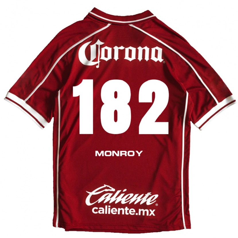 Danxen Męski Brayan Monroy #182 Biały Czerwony Domowa Koszulka 2026/27 Koszulki Klubowe
