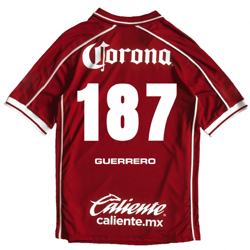 Danxen Męski Dominic Guerrero #187 Biały Czerwony Domowa Koszulka 2026/27 Koszulki Klubowe
