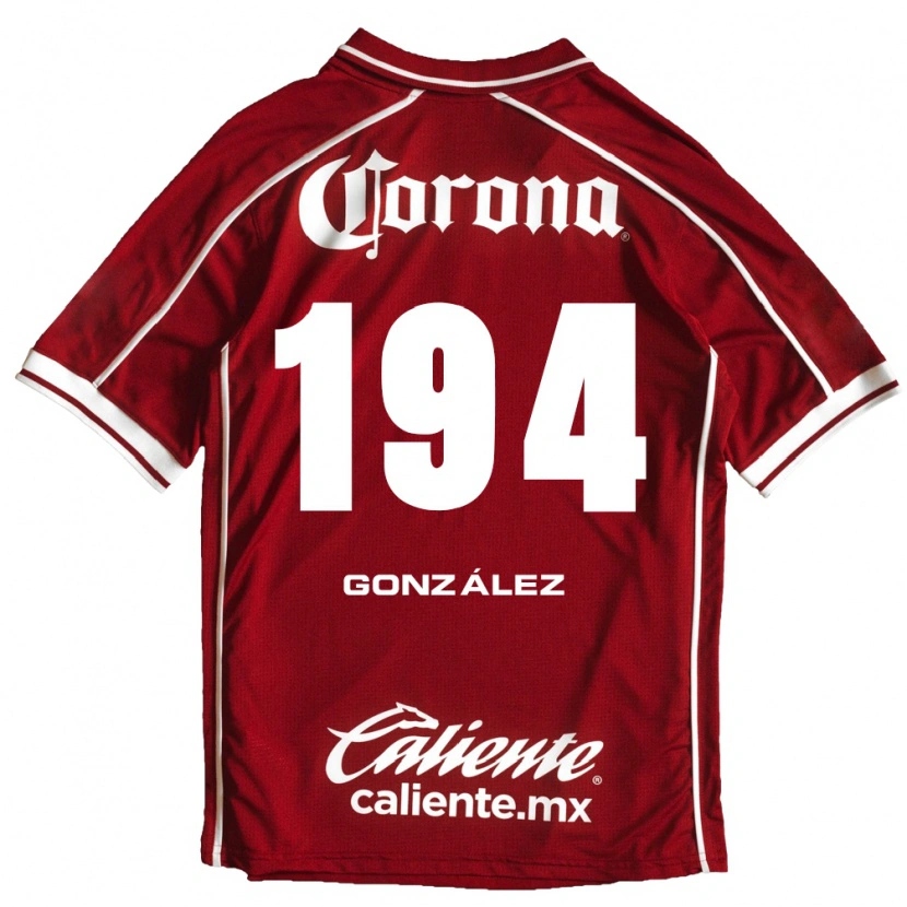 Danxen Męski Cristopher González #194 Biały Czerwony Domowa Koszulka 2026/27 Koszulki Klubowe
