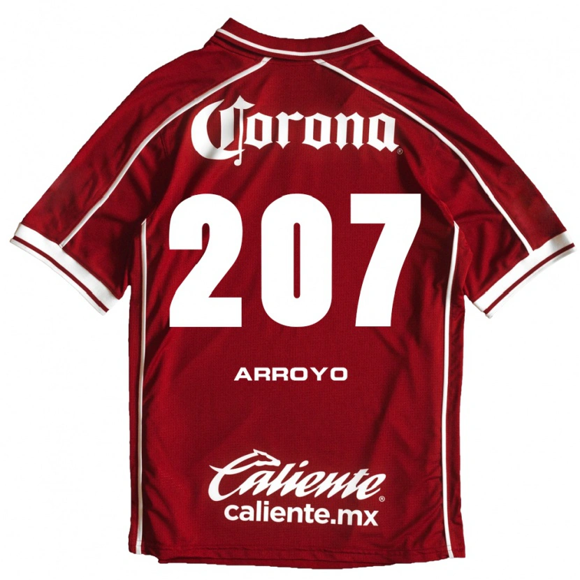 Danxen Męski José Arroyo #207 Biały Czerwony Domowa Koszulka 2026/27 Koszulki Klubowe
