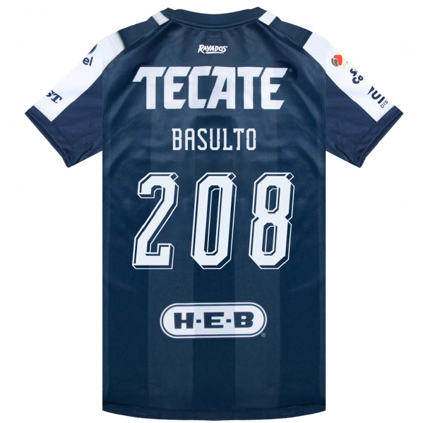 Danxen Męski Luis Basulto #208 Niebieski Atramentowy Biały Czerwony Domowa Koszulka 2026/27 Koszulki Klubowe